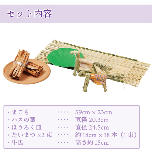 【静岡県東部地区用】盆飾りセット